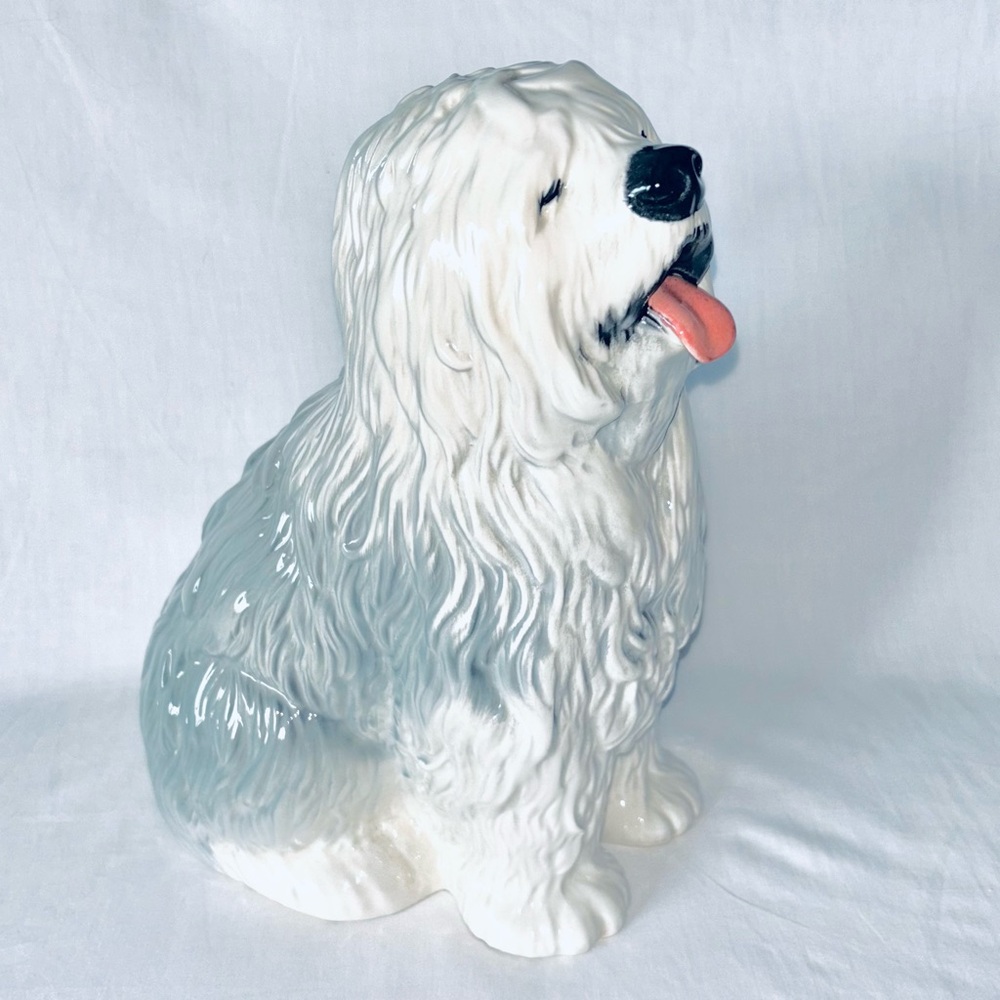 Vintage Beswick English Sheep Dog Large Fireside Pottery Sheepdog England # 2232